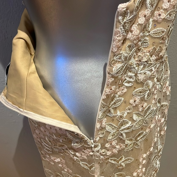 Mac Duggal Floral Embroidered Corset Bodice Gown NWT - Picture 7 of 17